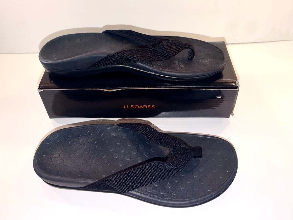 LLSOARSS Plantar Fasciitis Orthotic Sandals with Arch Support Women’s 8